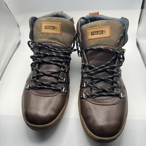 Pikolinos Boots Men's Ankle EU SZ 45 /US 11-11.5 Brown‎ Leather* See Photos*